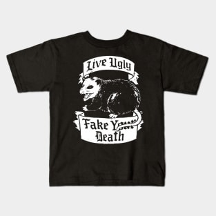 Live Ugly Possum Kids T-Shirt